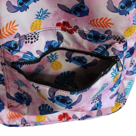Disney Bioworld Stitch Tropical Pink Backpack - Picture 3 of 5